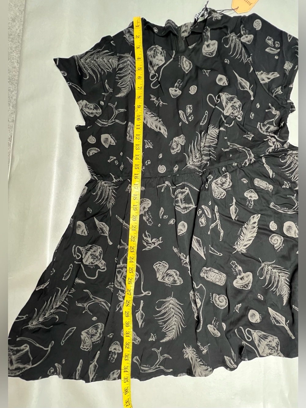 Disturbia Helena Highland Foraging Mini Skater Dress Size US 16 Pockets - Picture 12 of 13